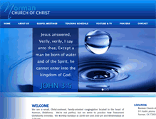 Tablet Screenshot of normanfollowschrist.com